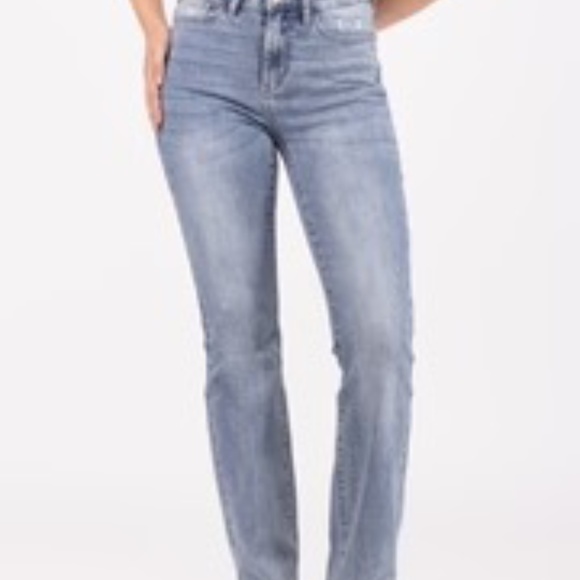 Judy Blue Bootcut Blue Jeans - Picture 5 of 7